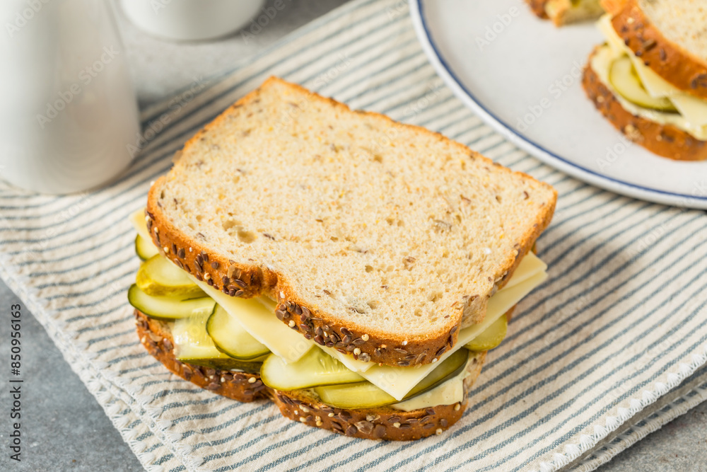 Homemade Creamy PIckle Sandwich Homemade Creamy PIckle Sandwich