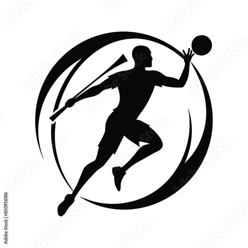 player icon, player silhouette,  silhouette of a man jumping in the air, silhouette of a man jumping, player icon, player silhouette,  