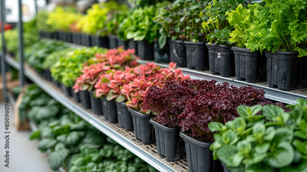 Rows of small potted plant seedlings growing in fertile soil modern house planting setup
Rows of small potted plant seedlings growing in fertile soil modern house planting setup