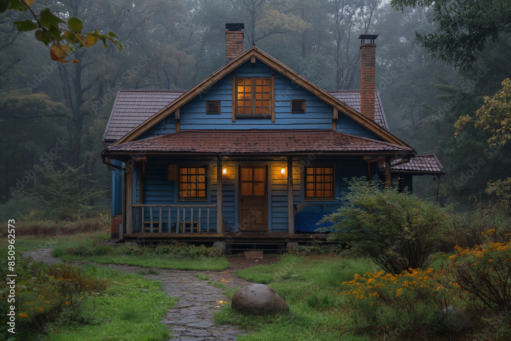 house in the woods house in the woods
