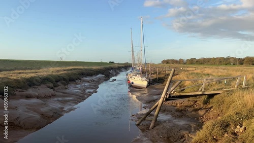 Wallpaper Mural Cinematic clip of a warm sunset on a coastal estuary Torontodigital.ca