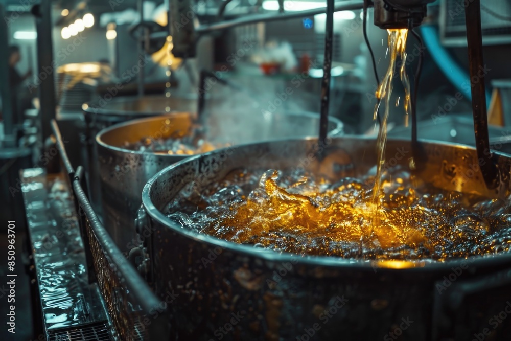 A close-up shot of a frying pan filled to the brim with a variety of dishes, ideal for use in cookbooks, recipes, and social media posts A close-up shot of a frying pan filled to the brim with a variety of dishes, ideal for use in cookbooks, recipes, and social media posts