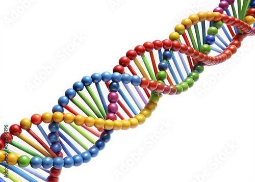 ðŸ§¬ 3D Illustration Of Dna Double Helix. photo