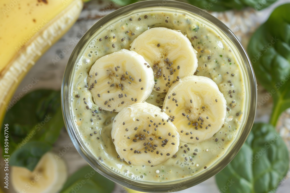 Healthy Spinach and Banana Smoothie Healthy Spinach and Banana Smoothie