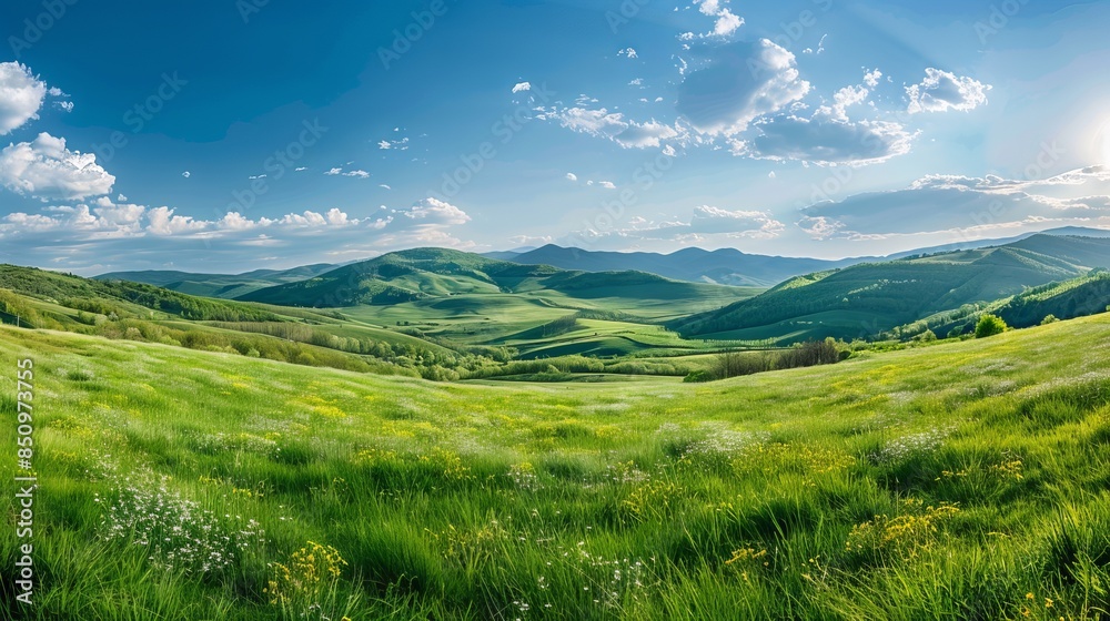 Fototapeta premium Natural forest landscape