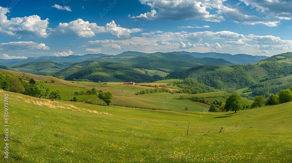 Fototapeta premium Natural forest landscape