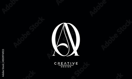 AAO, OA, A, O, Abstract Letters Logo Monogram