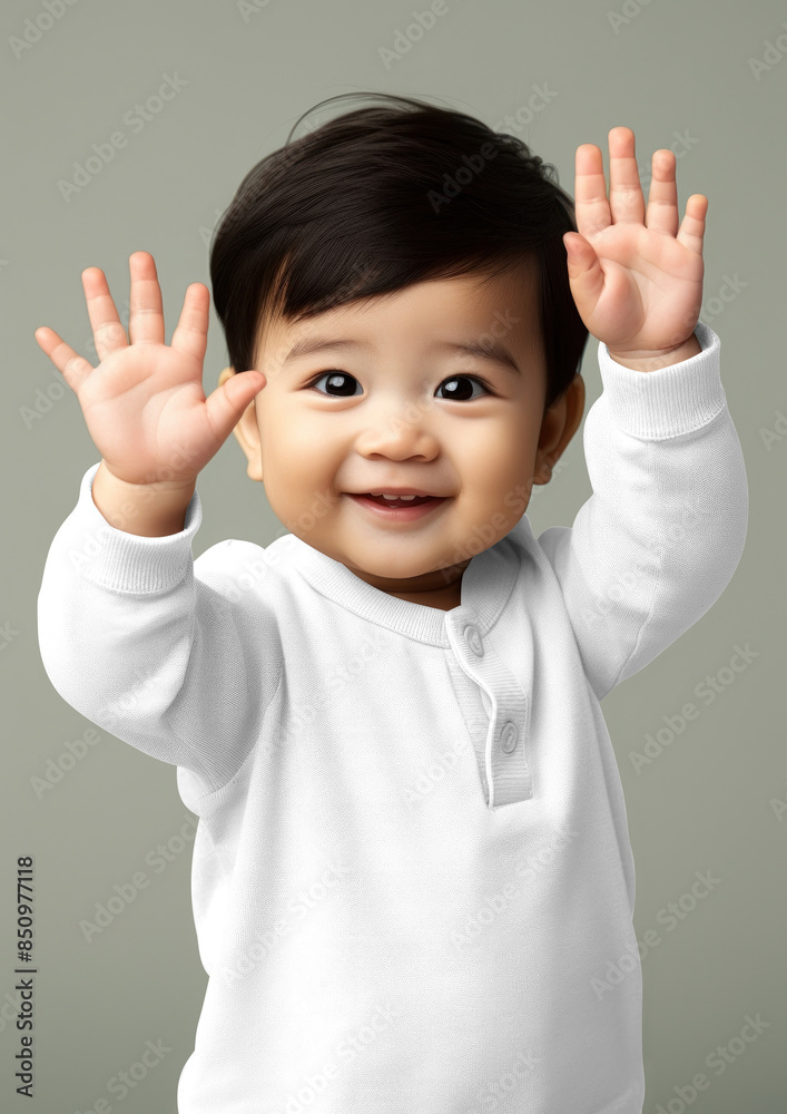 Baby romper png mockup, transparent design Baby romper png mockup, transparent design