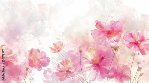Whimsical Floral Arrangement for Spring Decor Generative AI