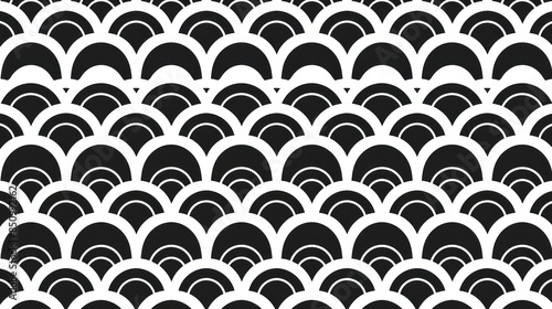 A black and white image of a wave pattern