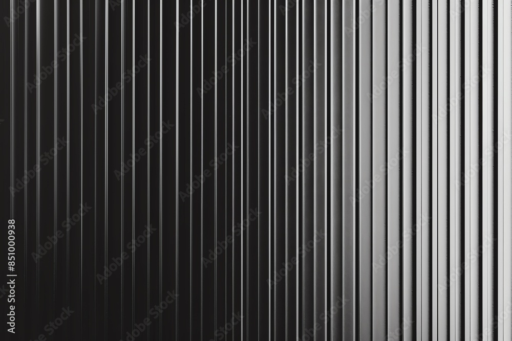 Classic minimalist pinstripe, vertical lines in gray and white, sleek and clean