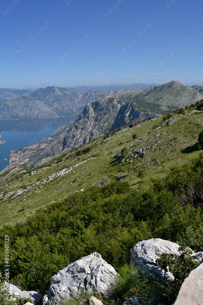 Obraz premium A mountain in Montenegro
