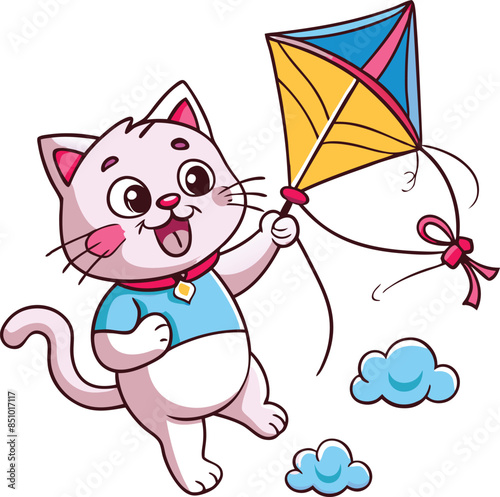 cute and playful cat illustrations 