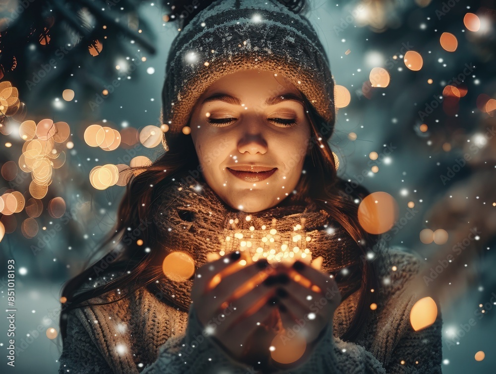 Serene Candlelit Moment with Enchanting Ambiance