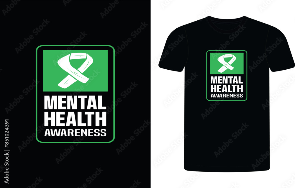 Mental Health Awareness Green Ribbon t-shirt design, mental health sublimation t-shirt design vector illustration.
Mental Health Awareness Green Ribbon t-shirt design, mental health sublimation t-shirt design vector illustration.