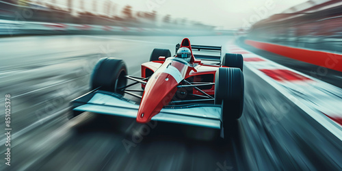 Classic Formula One Car on Track