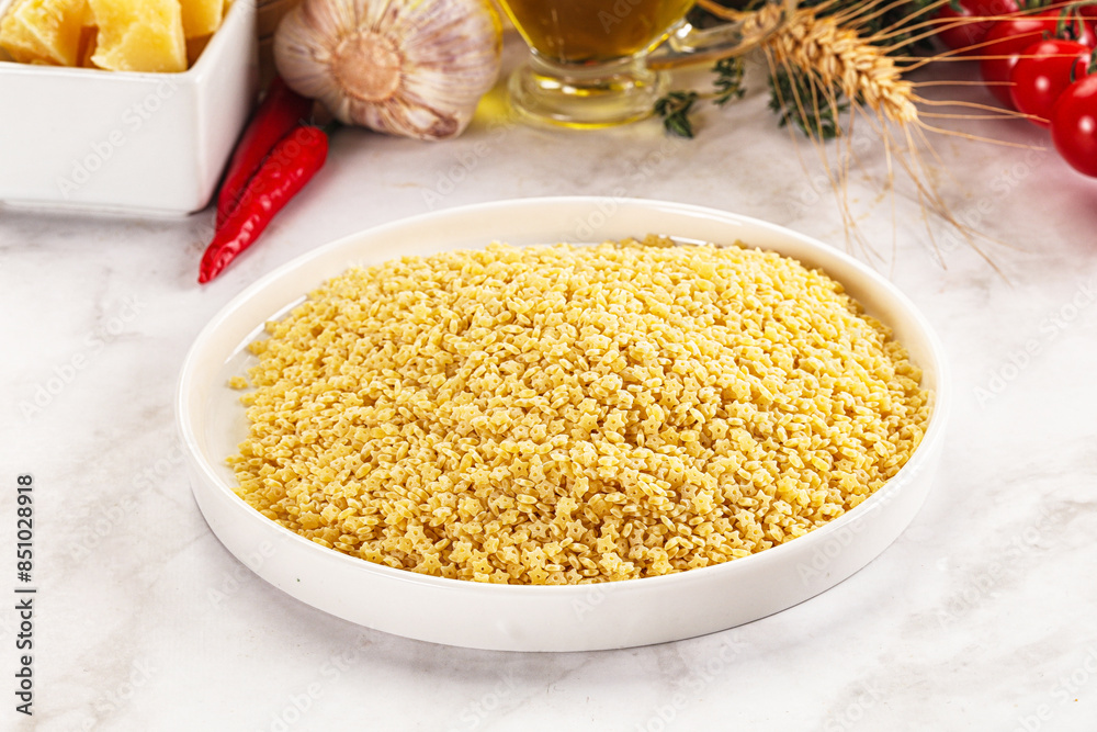 Italian cuisine - dry stelline pasta