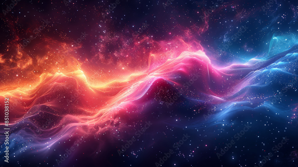 Futuristic Swirl in Space Futuristic Swirl in Space