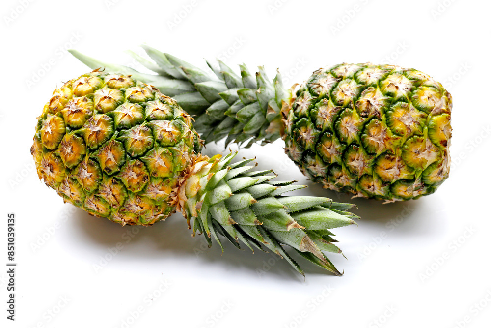 Fresh ripe pineapple, juicy tropical fruit Fresh ripe pineapple, juicy tropical fruit