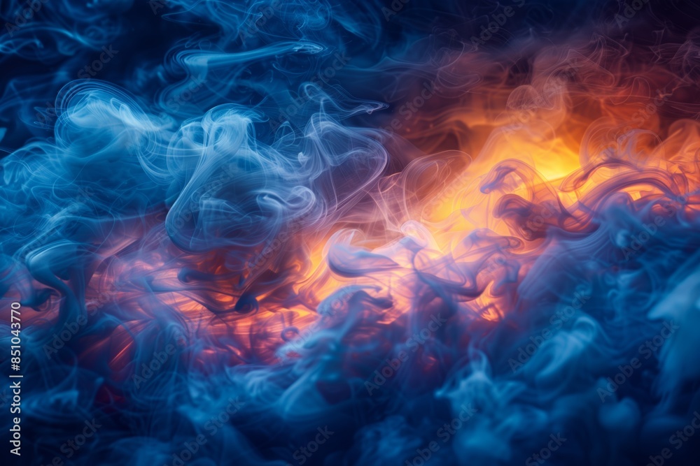 Fototapeta premium Psychedelic Motion Background with Lava-Like Flow