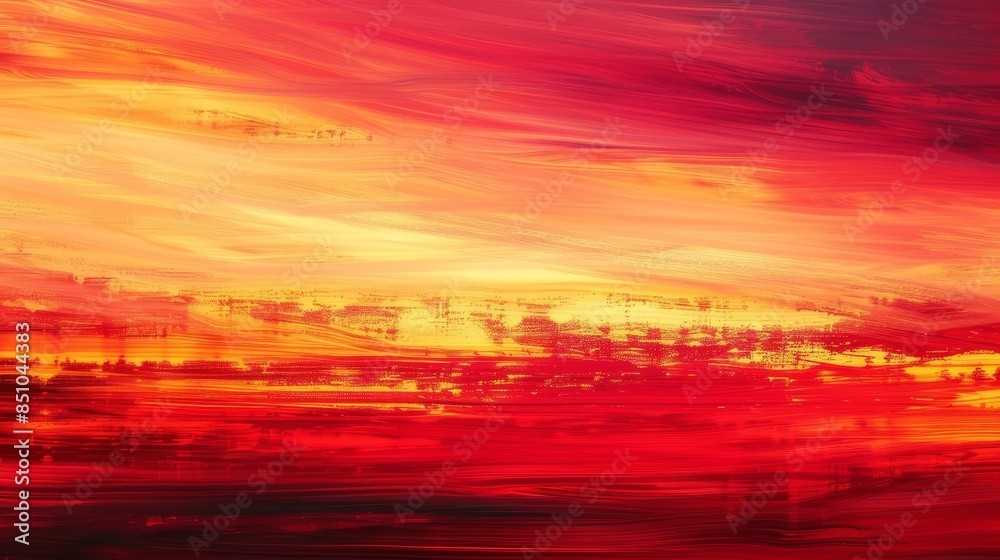 Crimson sunrise with red and orange streaks abstract Crimson sunrise with red and orange streaks abstract