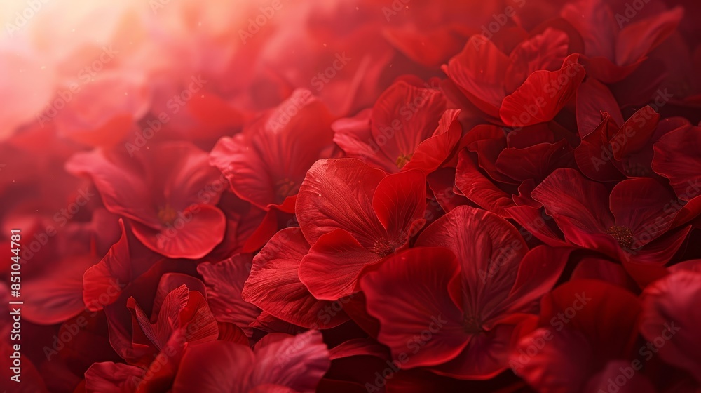 Tranquil drift of scarlet petals serene blend Tranquil drift of scarlet petals serene blend