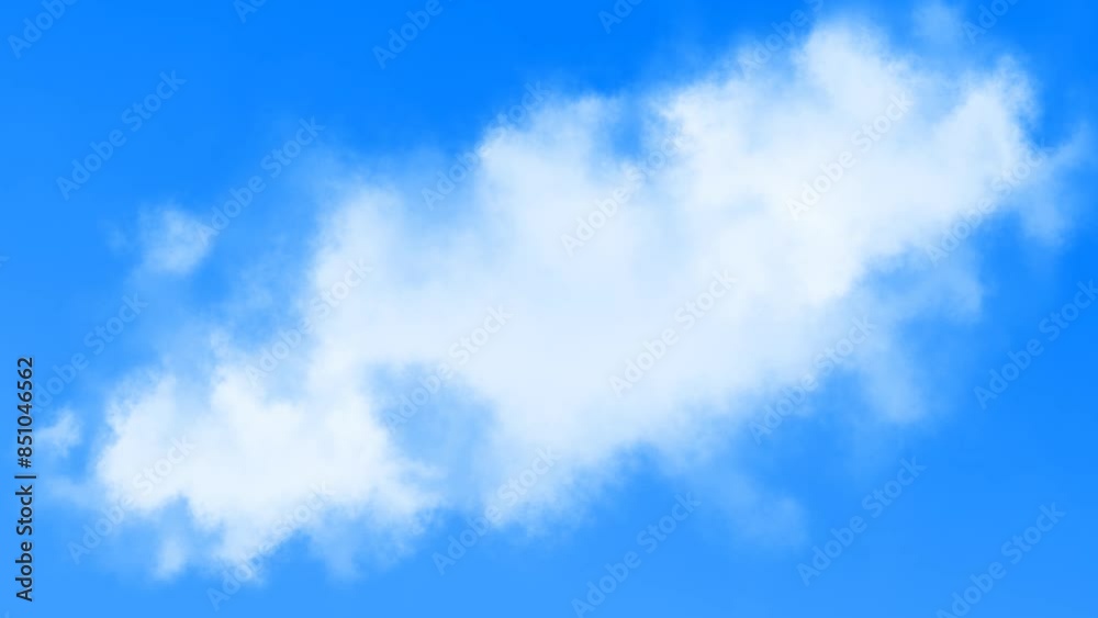 Animated background with realistic clouds Animated background with realistic clouds