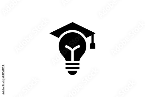 education logo vector art illustration