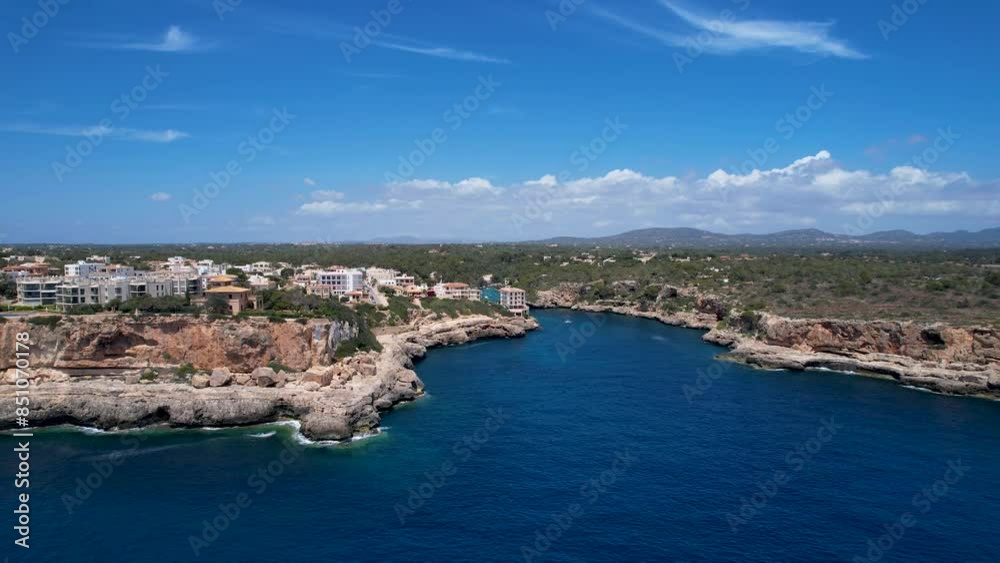 4K Aerial Drone video of a small fisherman town, a bay full of fishing boats with crystal clear turquoise water, Cala Figuera, Mallorca 4K Aerial Drone video of a small fisherman town, a bay full of fishing boats with crystal clear turquoise water, Cala Figuera, Mallorca