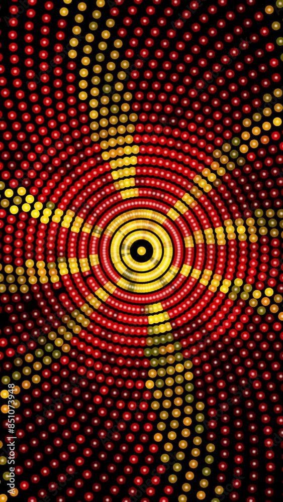 Abstract Pattern Of colorful Circles vertical video Abstract Pattern Of colorful Circles vertical video
