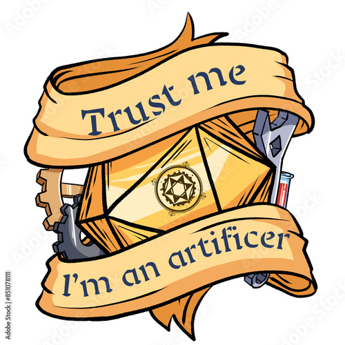 Trust me, I'm an artificer - Dungeons and Dragons - Illustration
