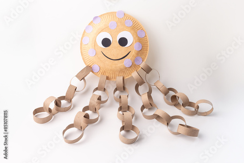 Fun craft project creating an octopus using simple materials photo