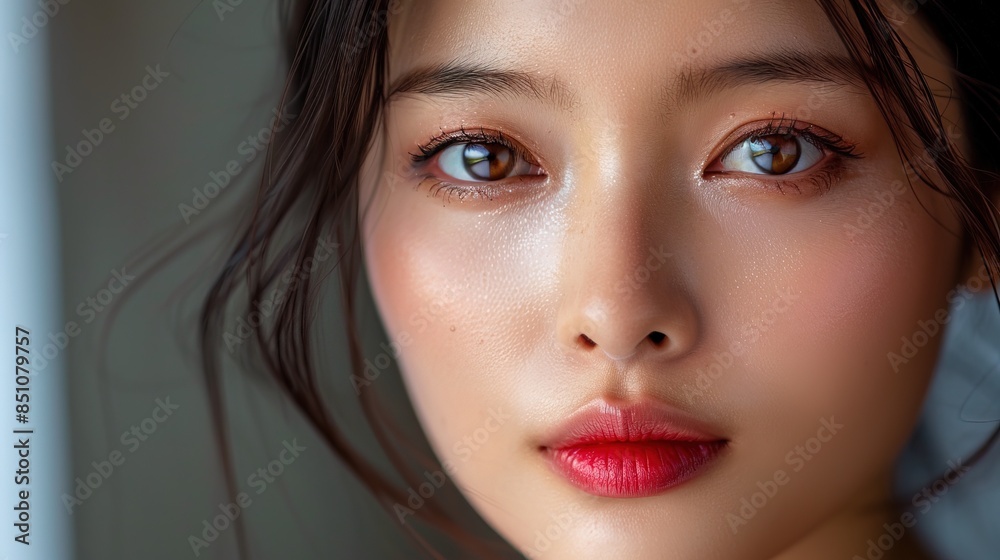 Beautiful korean woman model pose, facial beauty, photo Beautiful korean woman model pose, facial beauty, photo