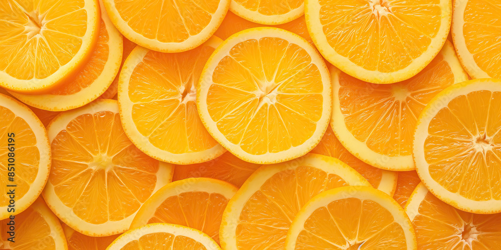 Orange slices background, pattern full frame Orange slices background, pattern full frame