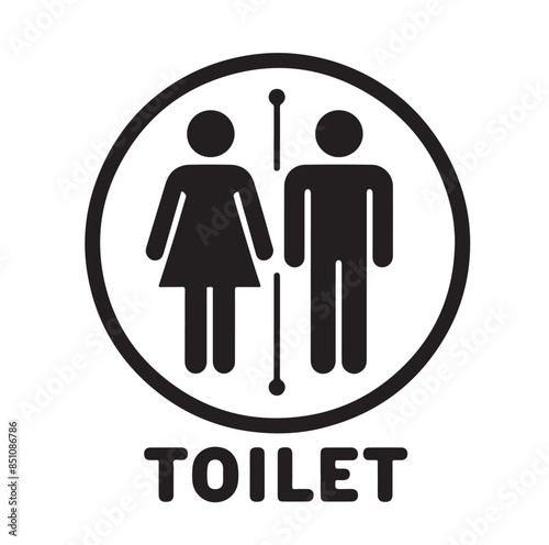Girls and boys restroom sign. men and women restroom icon. toilet icon sign symbol. vector illustration.