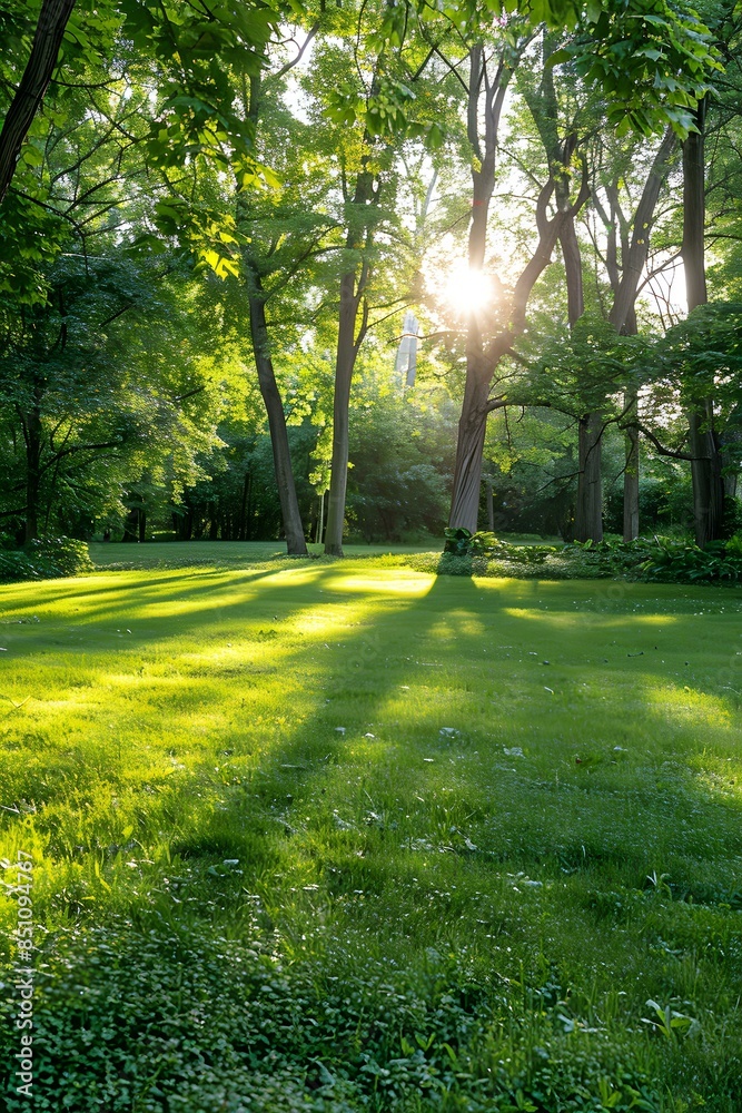 Sunlight through the trees Sunlight through the trees