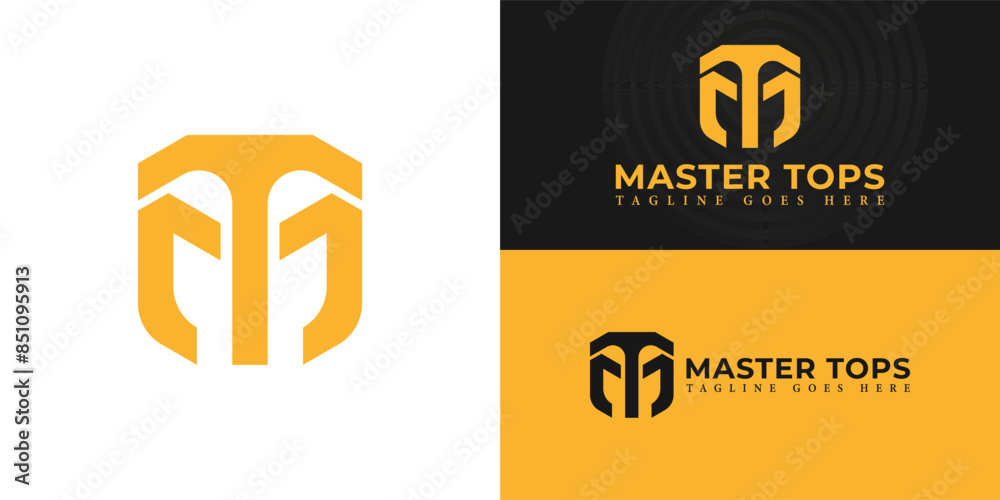 Abstract initial letters MT or TM logo in yellow color isolated on multiple background colors. The logo is suitable for food restaurant logo vector design illustration inspiration templates. Abstract initial letters MT or TM logo in yellow color isolated on multiple background colors. The logo is suitable for food restaurant logo vector design illustration inspiration templates.