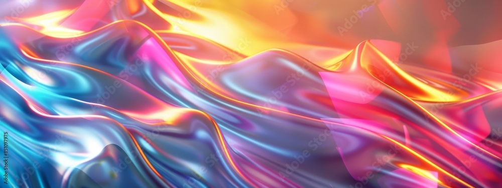 Abstract 3D purple neon metallic gradient background Abstract 3D purple neon metallic gradient background
