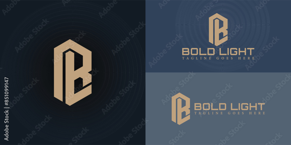 Abstract initial hexagon letters BL or LB logo in gold color isolated on multiple background colors. The logo is suitable for gaming space logo vector design illustration inspiration templates. Abstract initial hexagon letters BL or LB logo in gold color isolated on multiple background colors. The logo is suitable for gaming space logo vector design illustration inspiration templates.