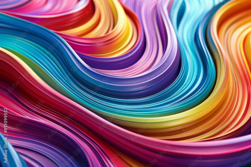 Abstract Rainbow Swirls Abstract Rainbow Swirls
