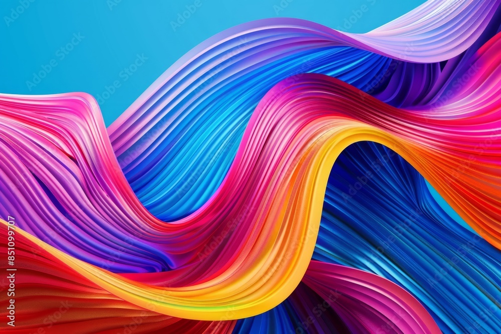 Abstract Colorful Swirling Lines Abstract Colorful Swirling Lines