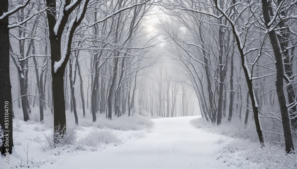 Frozen Harmony: A Serene Winter Scene Frozen Harmony: A Serene Winter Scene