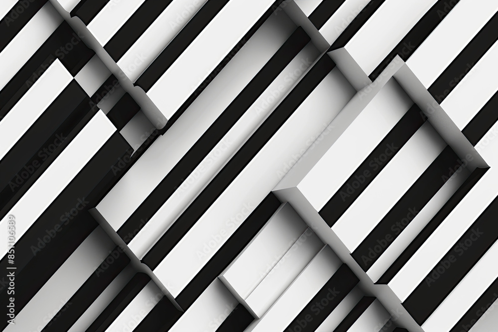 Seamless minimalist wallpaper, alternating black and white stripes, simple shapes, high contrast. Seamless minimalist wallpaper, alternating black and white stripes, simple shapes, high contrast.