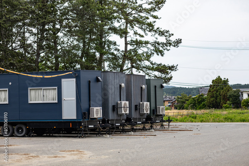 能登半島地震、トレーラーハウス