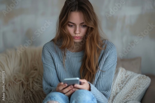 Cyber aggression: internet mistreatment, virtual bullying, telephone threats, digital harassment in chat rooms, unethical behavior, focusing widespread effects , importance of tackling online abuse. photo