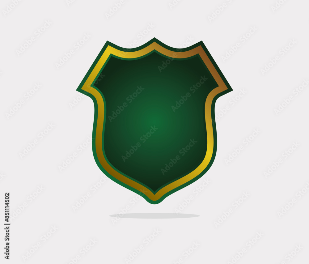 Shield icon template isolated. logo design, flat style color editable vector illustration Shield icon template isolated. logo design, flat style color editable vector illustration