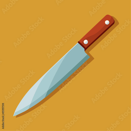 knife on a board