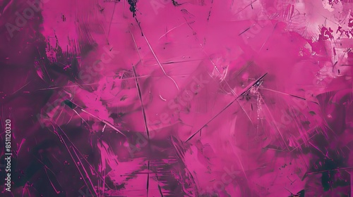 Wide Angle Abstract Grunge Decorative fuchsia Background. isolated on a solid magenta background. Illustrations photo