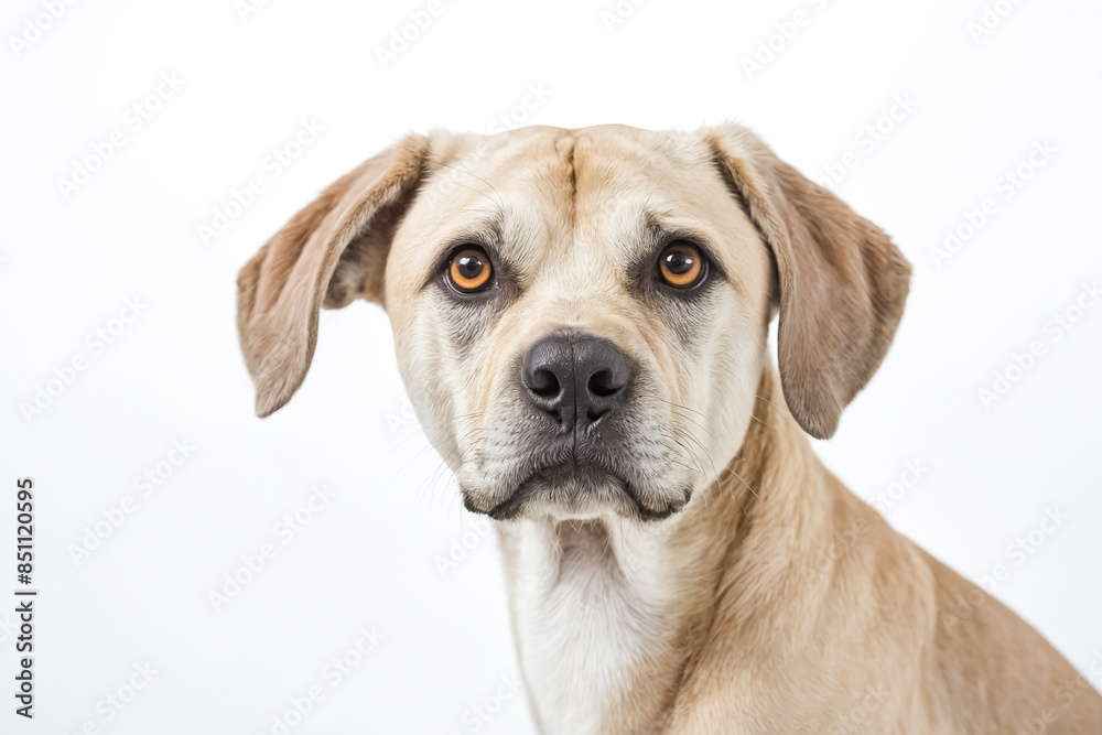 Portrait of a Golden Retriever Dog with Soft Brown Eyes Portrait of a Golden Retriever Dog with Soft Brown Eyes