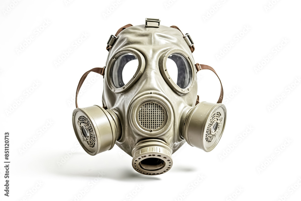 Military Gas Mask Isolated On White Background Military Gas Mask Isolated On White Background